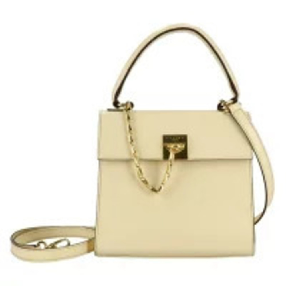 CELINE Calfskin Flap Handbag AB